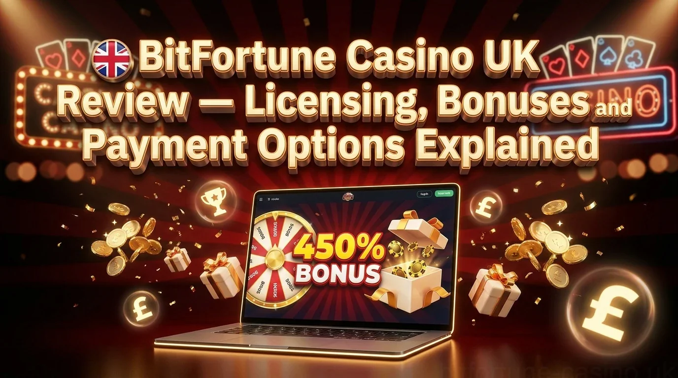 BitFortune Casino UK Review — Licensing, Bonuses and Payment Options Explained